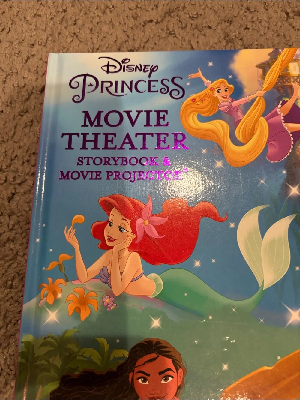 Disney Princess Movie Theater Storybook & Projector - Pink, Teal